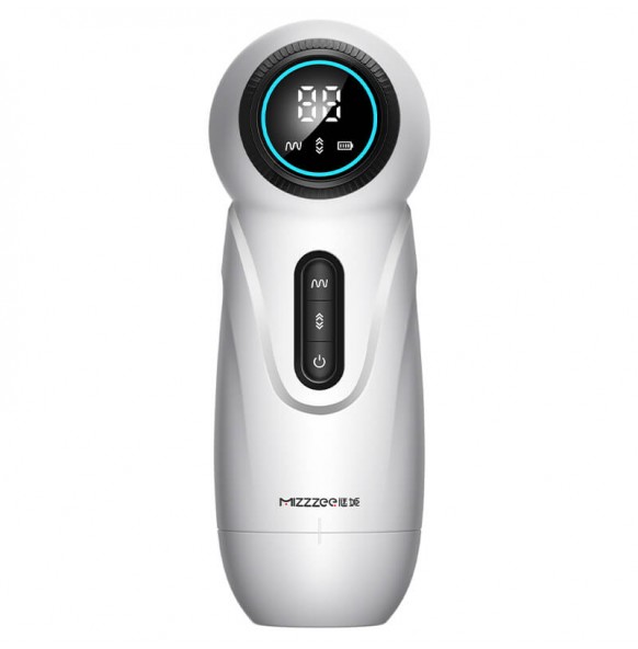 MizzZee - Space Thursting Heated Vibration Masturbator (Chargeable - White)